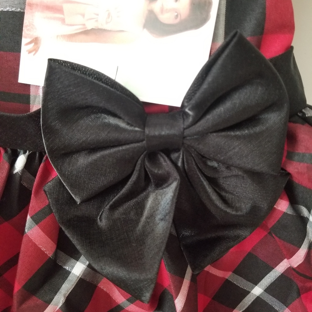 Bonnie Jean Red Plaid Dress - Picture 8 of 8
